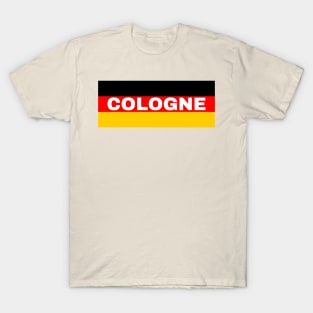 Cologne City in German Flag T-Shirt